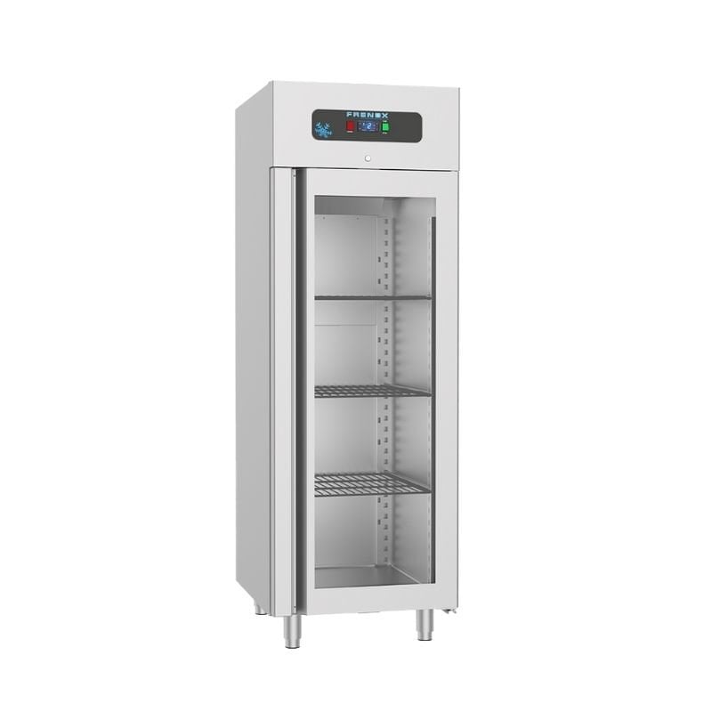 Frenox VL7-G Dik Tip Tek Kapılı Camlı Derin Dondurucu 700 L 304 Kalite