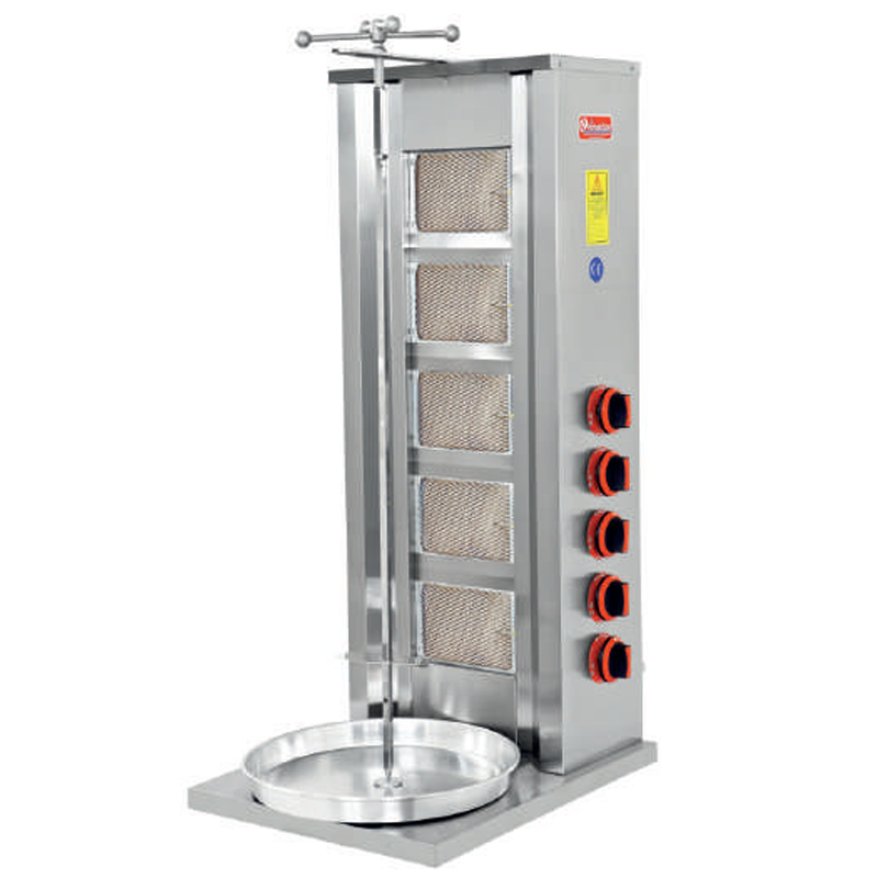 Himaksan 5 Radyanlı Motorsuz Döner Ocağı, Doğalgazlı HMK-DNG 5