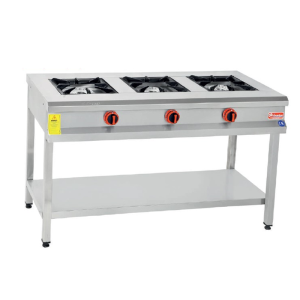 Himaksan Taban Raflı 3’Lü Ocak, LPG’li, 130x50 Cm HMK-TBOG 1350 CE