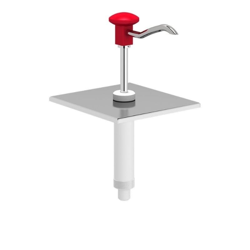 Kalando KD-002 Gastronorm Basmalı Sos Pompa Ünitesi GN 1/6 Kırmızı