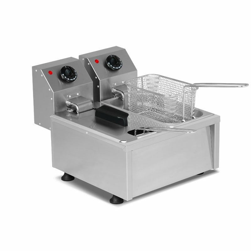 Omake FRT21 E21 Fritöz Set Üstü 3+3 L 230 V