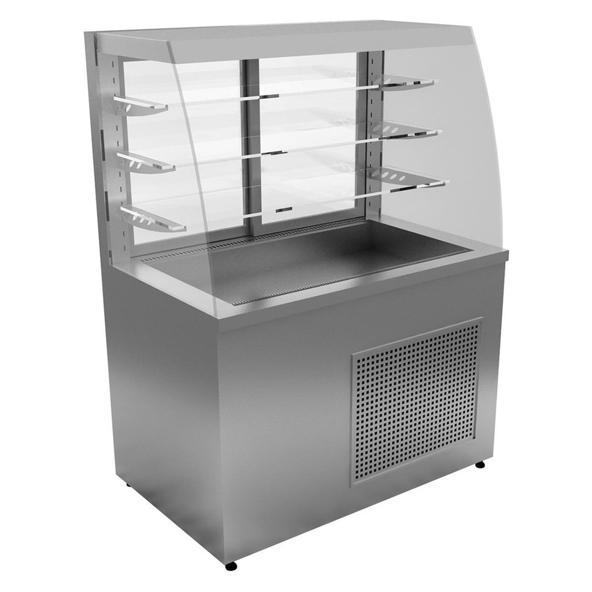 Öztiryakiler Self Servis Sıcak Teşhir Dolabı 180x75 Cm 580 L