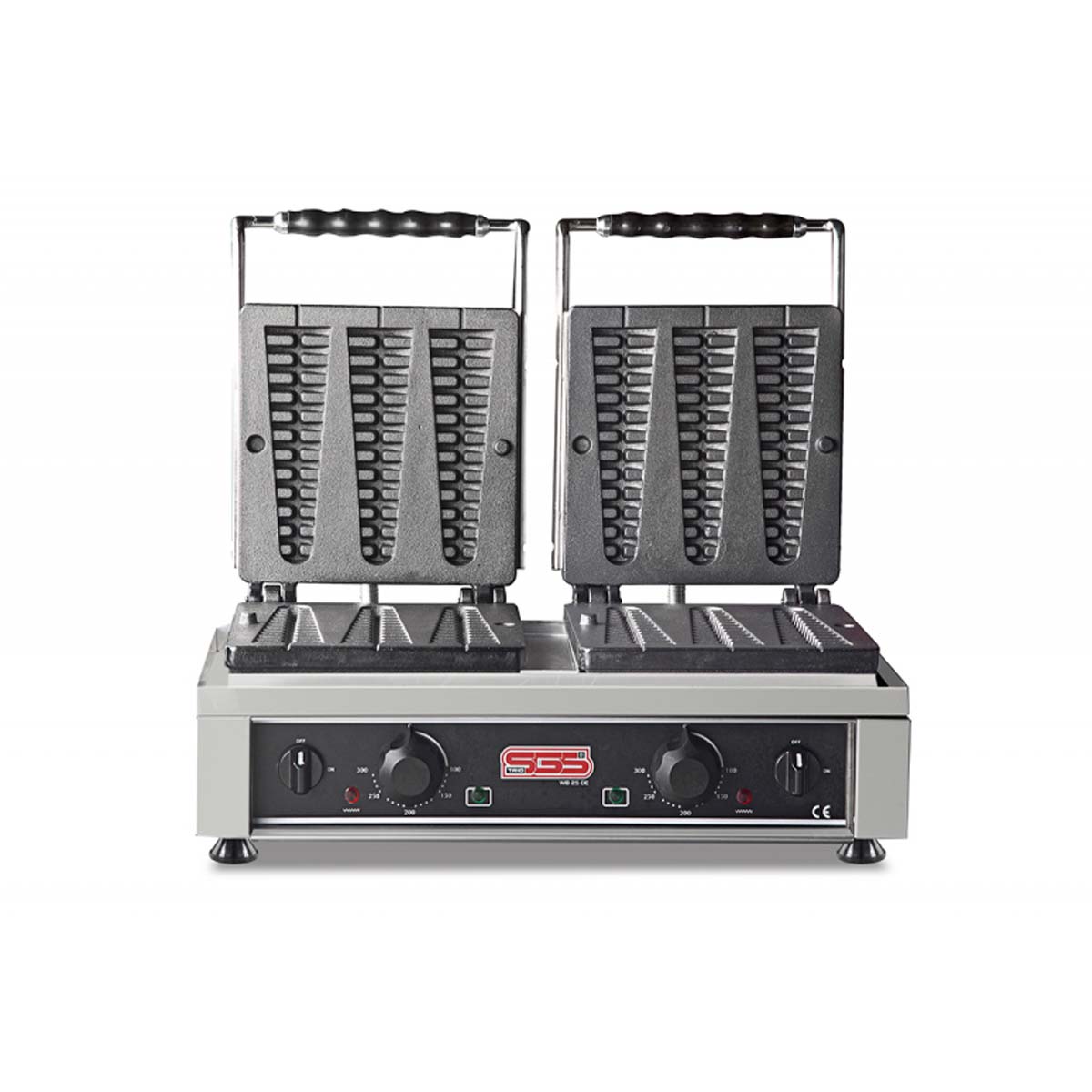 SGS WF 25 DE İkili Çubuk Waffle Makinesi 21 cm