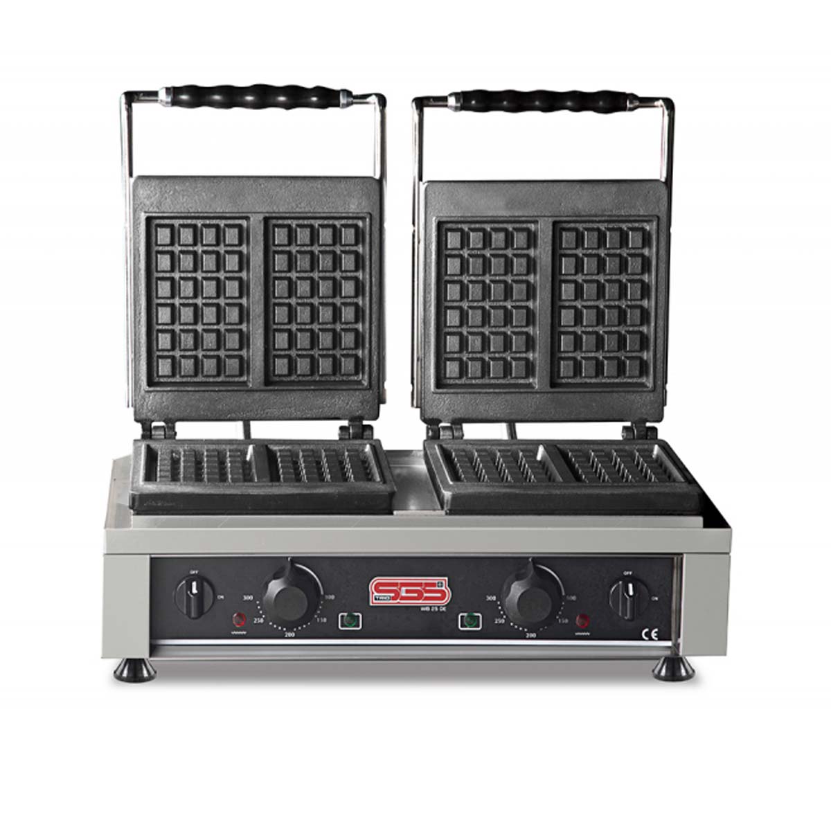 SGS WK 25 DE İkili Kare Waffle Makinesi