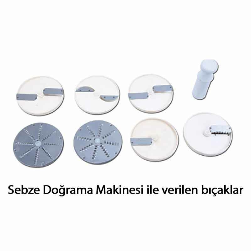 Bosfor USD-01 Set Üstü Sebze Doğrama Makinesi, 220V, 300 kg/saat