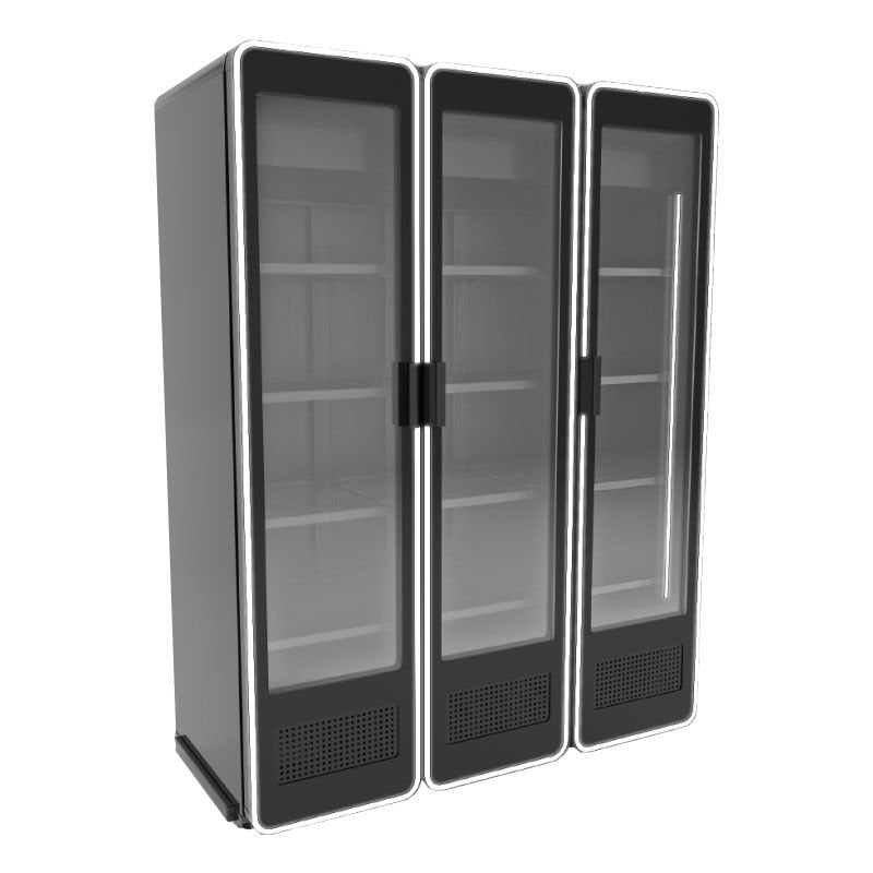 By Kitchen 3 Kapılı Market Dolabı, Kivi 1620 Edge Serisi, 1432 L