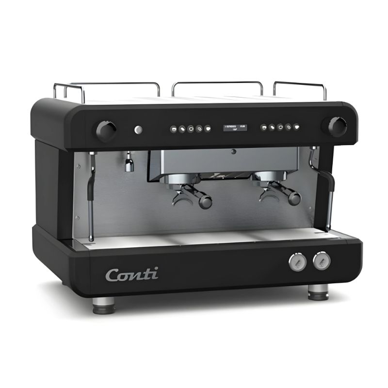 Conti Monaco CC202 DTC Tam Otomatik Espresso Makinesi, 2 Gruplu, Siyah