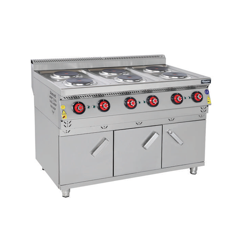 Himaksan 6'Lı Ocak Dolaplı, Elektrikli 120x70 Cm HMK-DOE 1278