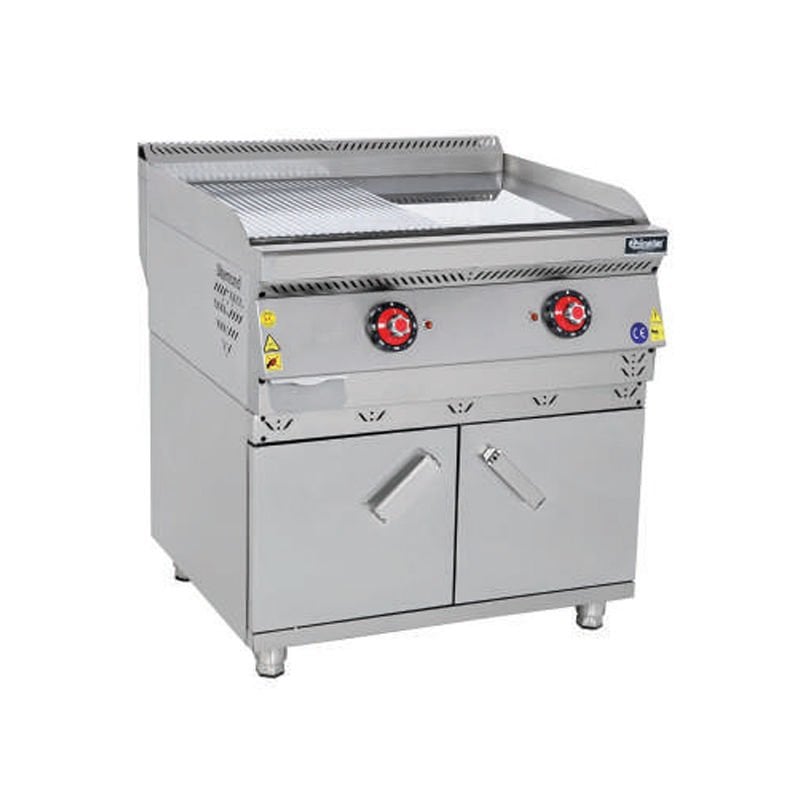 Himaksan Dolaplı Yarı Nevrürlü Pleyt Izgara, Elektrikli 80x90 Cm HMK-DIZEY 898