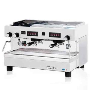 Magister 2 Gruplu Tam Otomatik Espresso Kahve Makinesi, Tall Cup, Beyaz