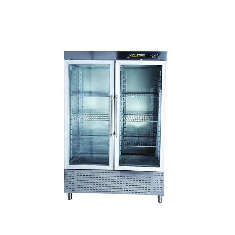 NDustrio 2 ثلاجة Gastronorm عمودية بباب زجاجي، CPG-202-GD