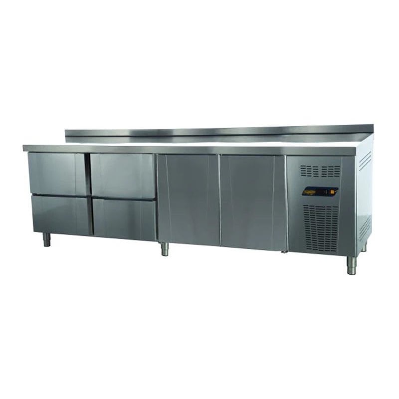 NDustrio 4 Çekmeceli 2 Kapılı Tezgah Tip Gastronorm Derin Dondurucu, TNG-74-4D