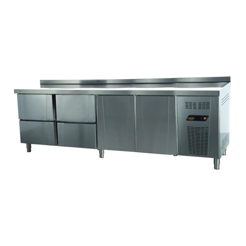 NDustrio 4 Çekmeceli 2 Kapılı Tezgah Tip Gastronorm Buzdolabı TPG-74-4D