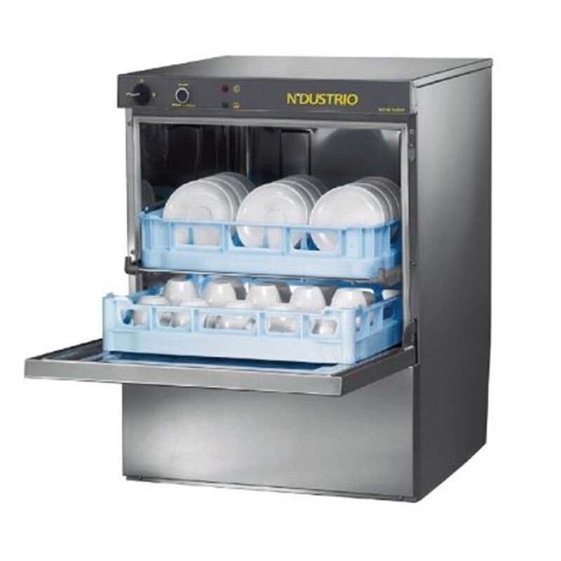 NDustrio 500 Plate Under-Counter Dishwasher with Detergent and Rinse Aid Pump, WZ-50-RDP