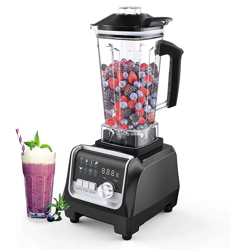 Vosco HS-206C Pro Digital Ice Crushing Bar Blender, 2 Liters, 1600 W, Black