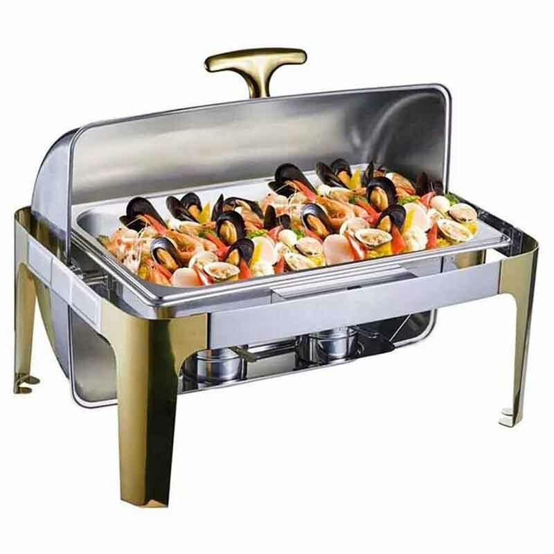 Epinox Chafing Dish Roll Top 9 L Gold