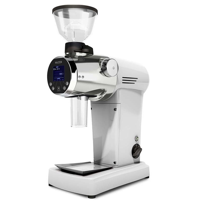 Mazzer ZM Electronic Espresso Kahve Değirmeni, Beyaz