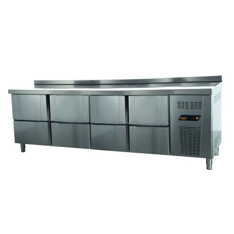 NDustrio 8 Çekmeceli Tezgah Tip Snack Buzdolabı TPS-64-8D