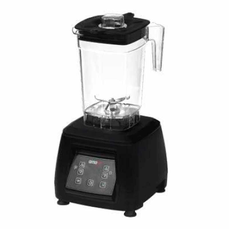 Omake Bar Blender Dijital, Siyah, Şeffaf Hazne, 2 Lt