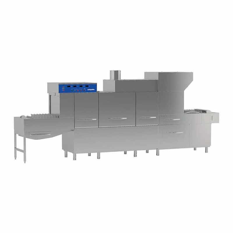 Ozti غسالة أطباق من النوع الناقل (Flight Type) دخول يسار مع مجفف OBF 3600 T/S