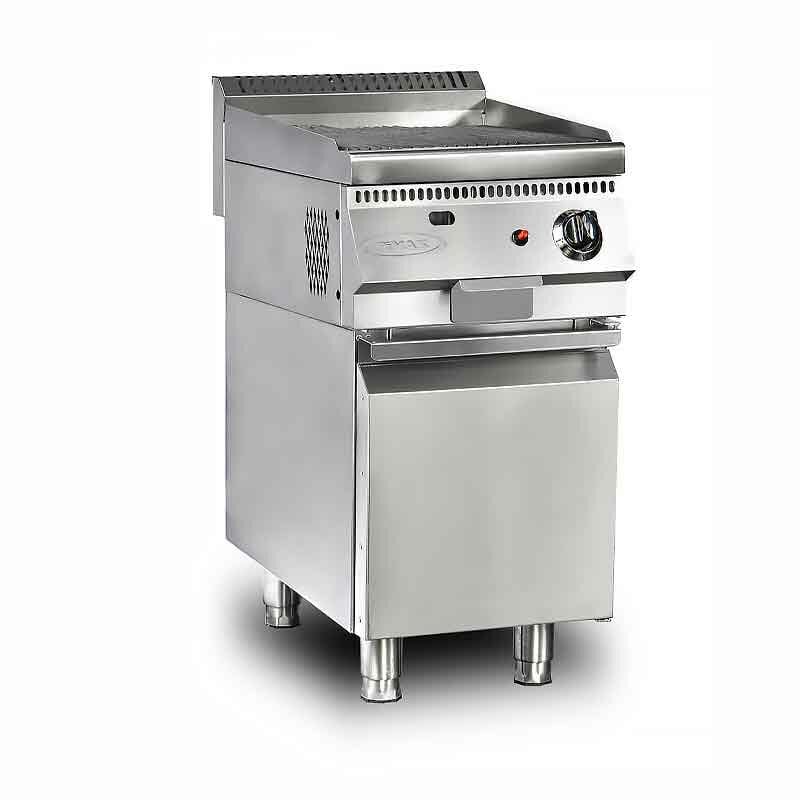 Pimak 70DE-M175 Yarı Oluklu Elektrikli Pleyt Izgara Alt Dolaplı 40x70 cm
