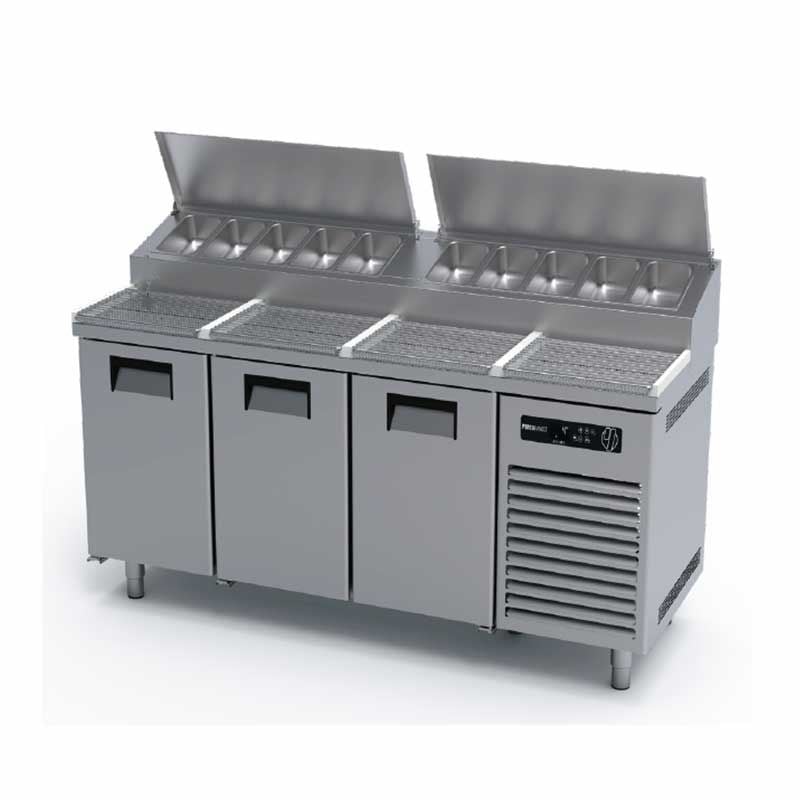 Portabianco 2N70E  Make-Up Pizza Buzdolabı, 2 Kapılı, 430 Kalite
