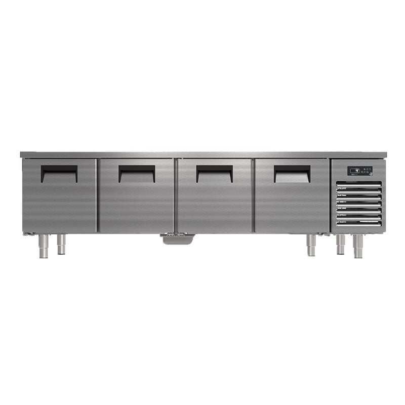 Portabianco 4N60 Cihaz Altı Kısa Buzdolabı, 4 Kapılı, 300 lt, 304 Kalite