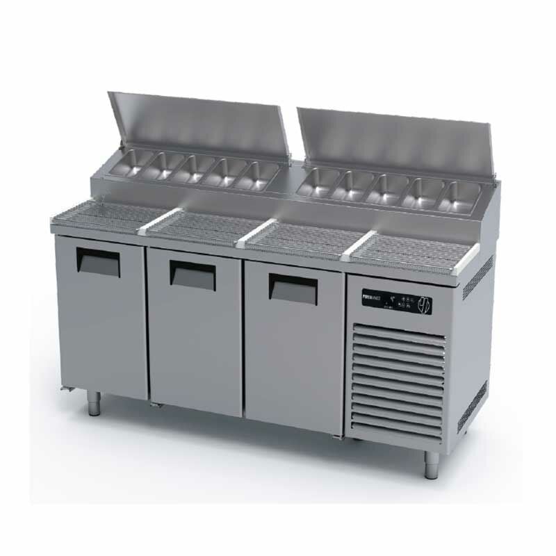 Portabianco 4N70 Make-Up Pizza Buzdolabı, 4 Kapılı, 304 Kalite