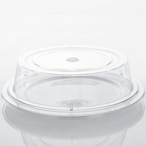 Rubikap Polikarbon Tabak Kapağı, 31 cm Şeffaf