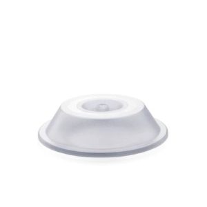 Rubikap Polikarbon Yuvarlak Tabak Kapağı, 19 cm Şeffaf
