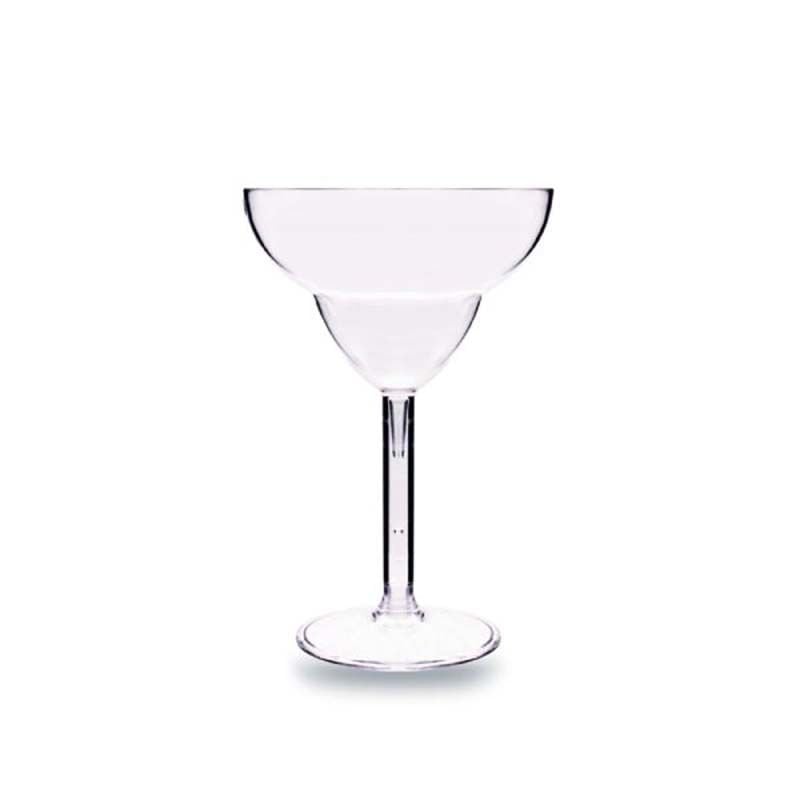 Rubikap Premium Polikarbon Margarita Bardağı, 350 ml Şeffaf