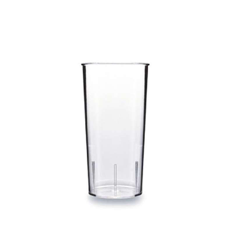 Rubikap Premium Polikarbon Tender Kokteyl Bardağı, 400 ml Şeffaf