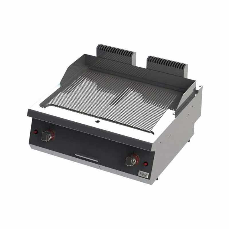 Vital GPI7030R 700 Seri Gazlı Pleyt Izgara, Nervürlü