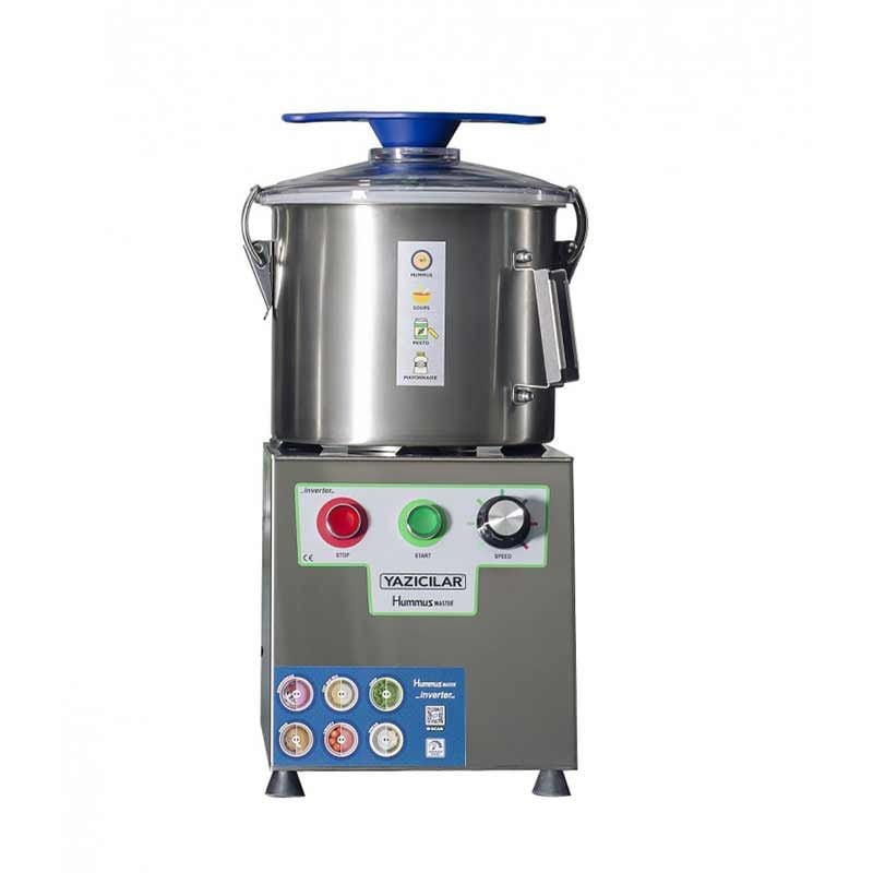 Yazıcılar L6DIV-HP Sebze Parçalama/Humus Makinesi, 6 Lt, Değişken Hızlı
