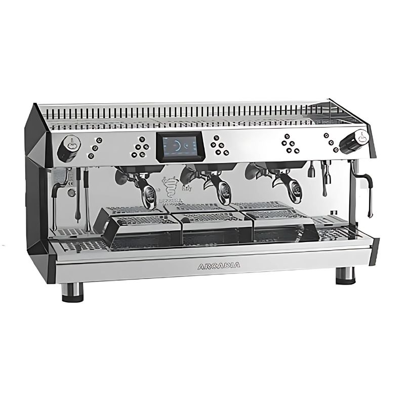 Bezzera ARCADIA DE Tam Otomatik Espresso Kahve Makinesi, Yüksek şase 3 Gruplu
