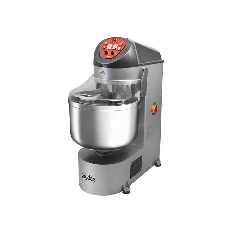 Çağdaş Spiral Hamur Yoğurma Makinası Çift Devirli 75 kg/un - 90 kg Hamur 380V