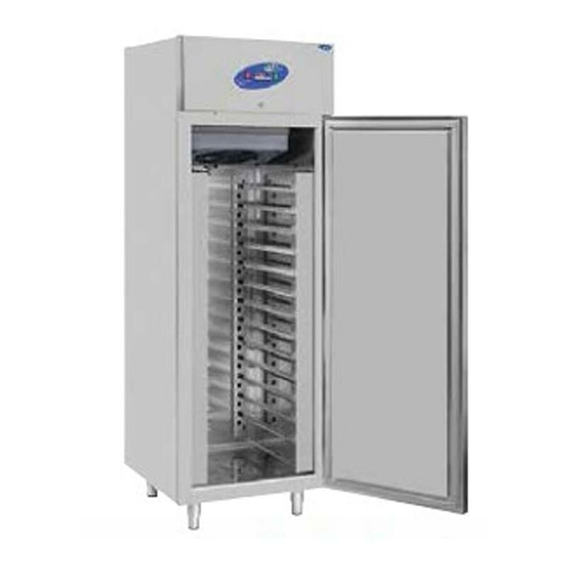 CSA CS.DBLK.700.T Dik Tip Hamur Dinlendirme Dolabı 40x60 Tepsi Kapasiteli Tek Kapılı 700 L 304 Kalite