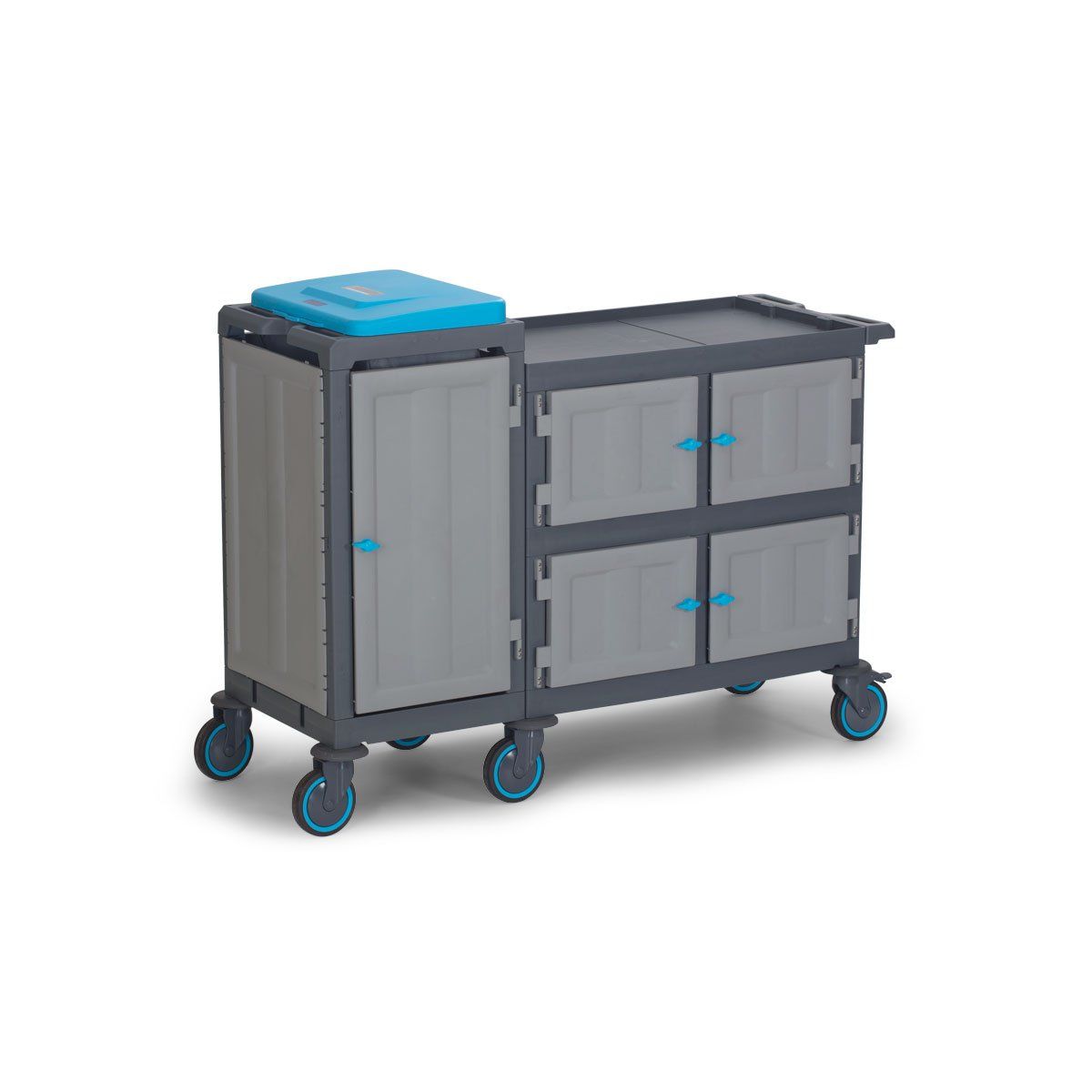 Fantom Procart 1272 عربة طبية بخزانة و 8 أدراج