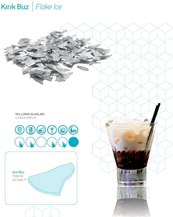 Frozy FR300 آلة صنع الثلج المجروش، 300 كغ/يوم