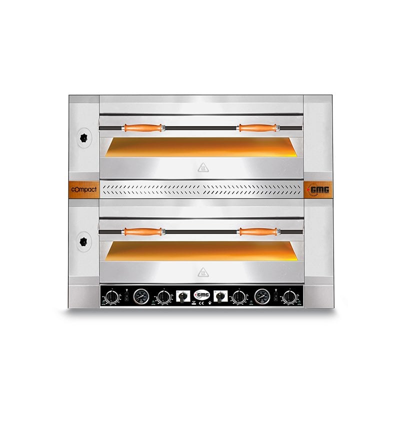 GMG COMPACT Serisi Pizza Fırını, Ø 35 cm 6+6 Tepsi Adet Kapasiteli