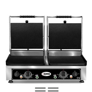 GMG KG 2735 DGG Tost Makinesi Çift Kapaklı Alt Üst Düz, 2 x 36 x 27 cm