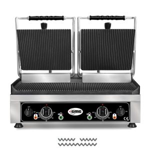 GMG KG 5530 DE Oluklu Tost Makinesi, 52x24 cm