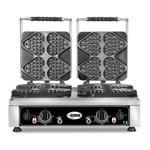 GMG KGW 24 Çubuk Kalp Waffle Makinesi, Çift Kapaklı