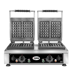 GMG KGW 5530 WE Çift Kapaklı Waffle Makinesi, Çift Kareli 2 x 10 x 17 x 1,5 cm