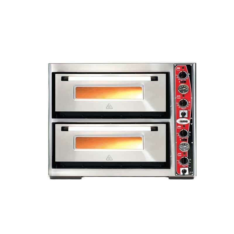 GMG PF 70105 DE-T(Termometreli) Ø 34cm 6+6 Adet Tepsi Kapasiteli Pizza Fırını
