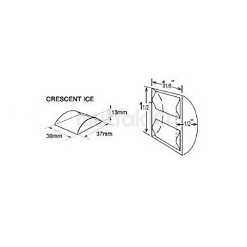 Hoshizaki 80 Kg Crescent Ice Machine, Self-Contained KM-80B
