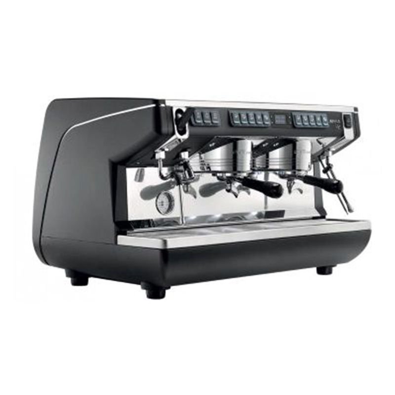 Nuova Simonelli Appia Life XT ماكينة قهوة إسبريسو أوتوماتيكية بالكامل بمجموعتين، أسود