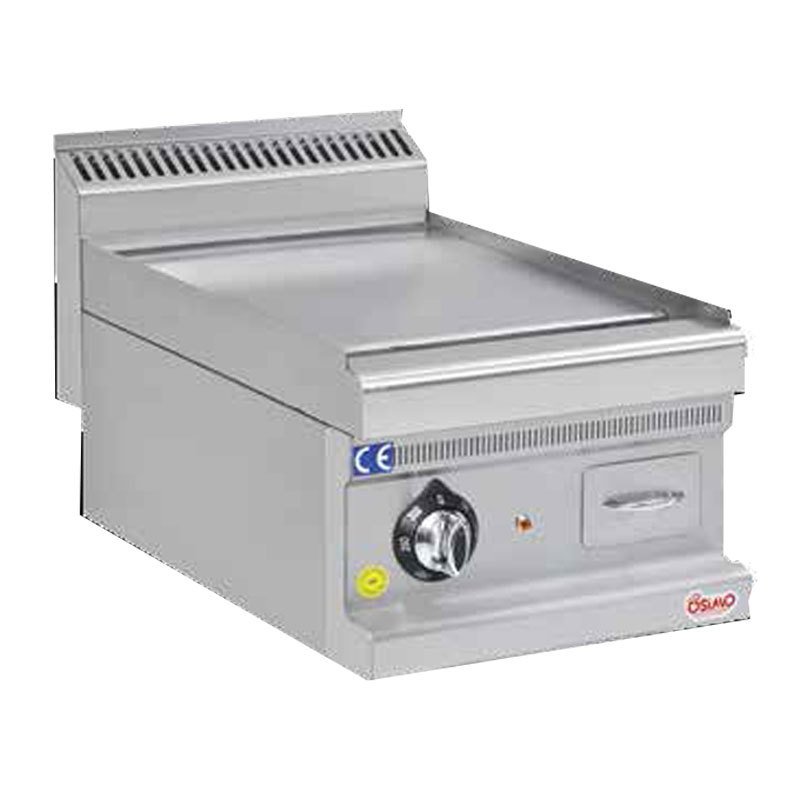 Osimo Elektrikli Izgara, 40 cm, Set Üstü, Düz Pleyt, 400 V