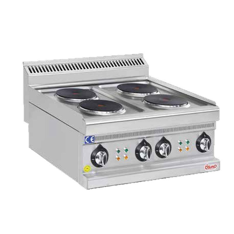 Osimo Elektrikli Ocak, 4 Pleyt, 230 V, 7,5 kW