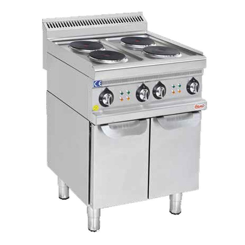 Osimo Elektrikli Ocak, Dolaplı, 2 Pleyt, 230 V, 4 kW